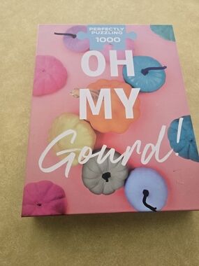 Oh My Gourd! 1000-Piece Jigsaw Puzzle - Colorful Pumpkins New In Box!